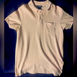 Scotch & Soda cotton light pink cotton polo